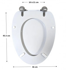 Asiento de inodoro de DOLOMITE, modelo SWEET LIFE.