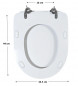 Toilet seat, brand JACOB DELAFON, model ALTAIR.