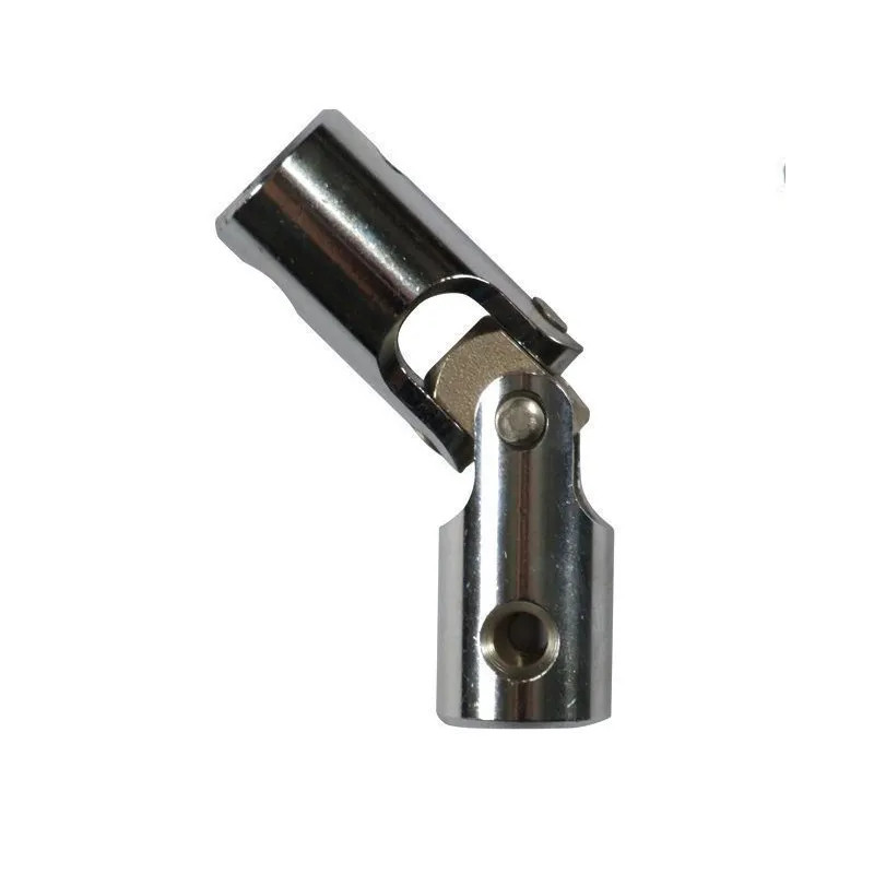 Kneecap, roller shutter joint, for 10 mm hexagonal rod and 12 mm rod, chromed steel