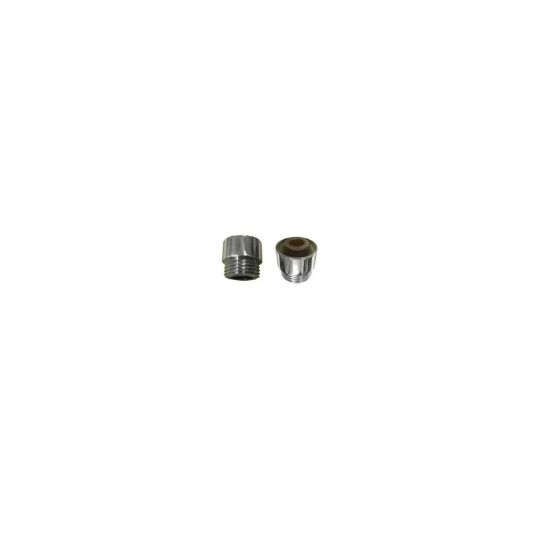 Chrome-plated reduction male 15x21 and female 22x150, inner diameter 18 JD