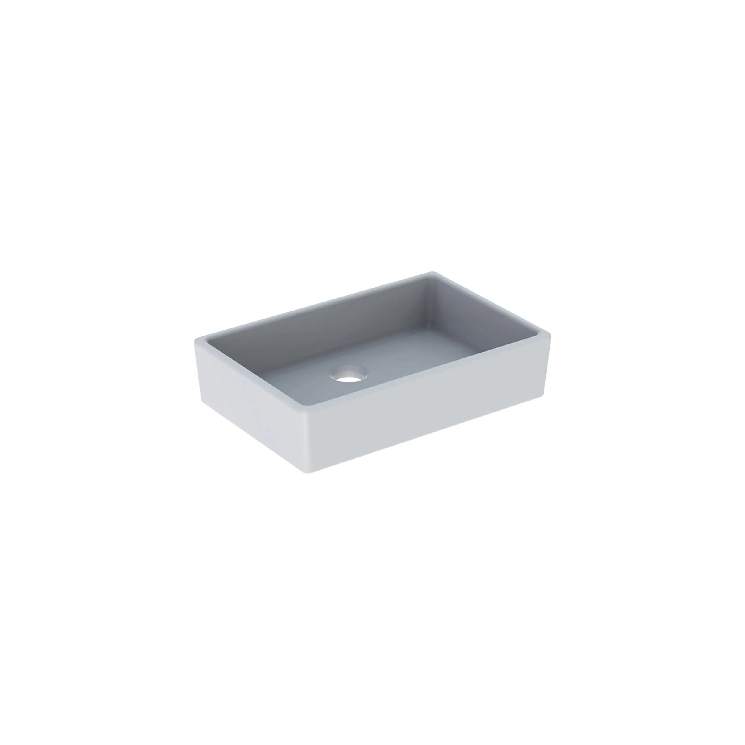 13cm straight-edged band sink, 600x500mm