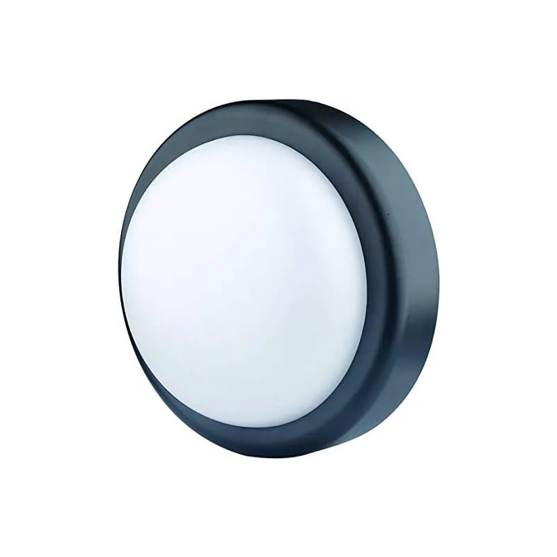 14W round LED window, 4000K, 1000 LM, size 200X200X100, color black