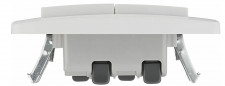 Interruttore doppio, diametro 2 cm, 10A 250V, bianco 