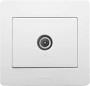 TV socket diameter 2, white