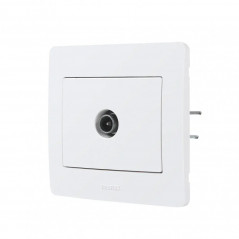 TV socket diameter 2, white