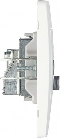 Prise ethernet RJ45 diamètre 2, catégorie 6, blanc