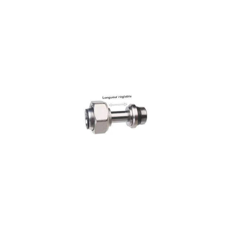 Telescopic socket 15x21, 38 to 54mm for Giacomini faucet.