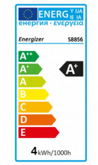 LED flame bulb, E14 470 Lumens 6.2W/40W, 2700K dimmable.