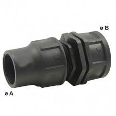 Adaptateur rapide, femelle 20x27, pour tuyau goutte à goutte 16mm