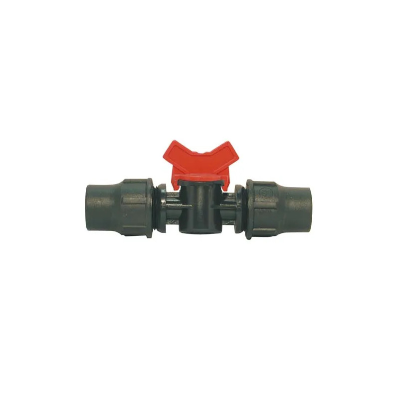 Quick release valve for 16mm drip hose