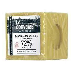 Savon de Marseille extra-pur 72% d\'huile, 300g.