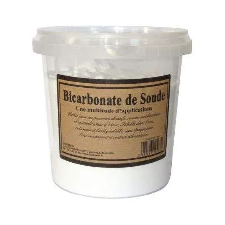 Bicarbonato de sodio, caja de 1kg, Dousselin.