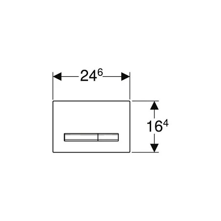 Schild SIGMA 50, weißes Alu für UP320