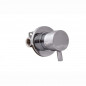 Mechanical mixing valve for shower enclosure or panel