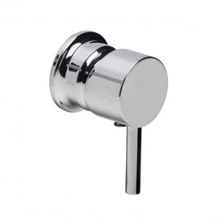 Mechanical mixing valve for shower cubicle or panel