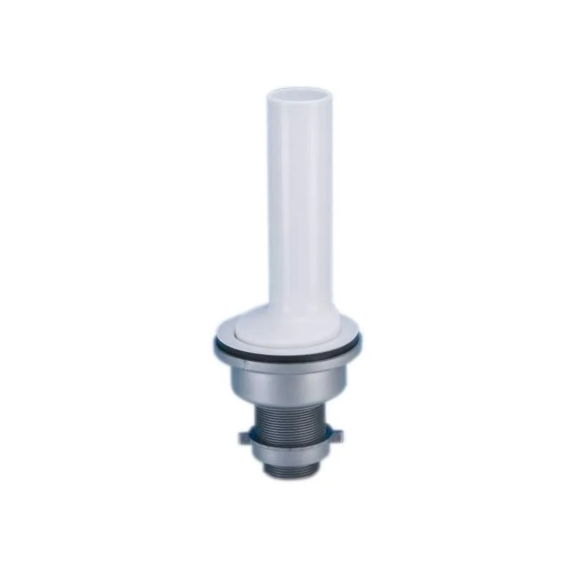 Desagüe antiácido para laboratorio químico, diámetro 90 mm, tubo 240 mm, blanco