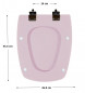 Toilet seat SELLES Cheverny, mottled parma