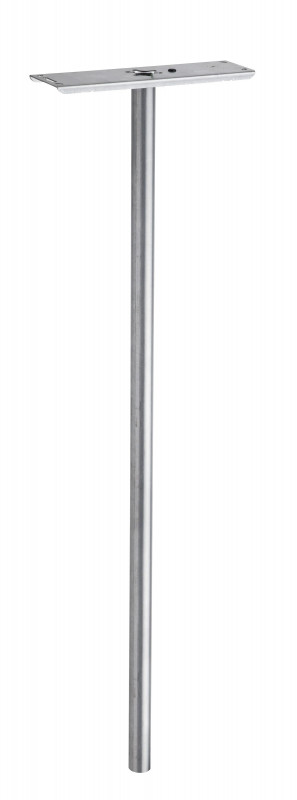 Galvanized mailbox post, height 110 cm, diameter 4,5 cm