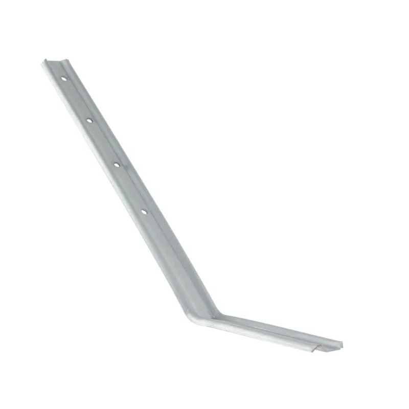 Hook tail 250 mm, ribbed back strap, galvanized steel