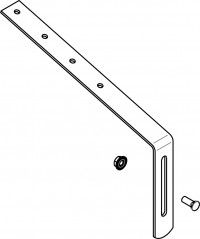 Bandschaft für Rinnenhaken 2,5 mm, 125 mm Schaft