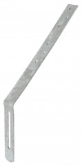 25 cm straight galvanized steel pole for gutter