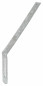 Curved strip shank for gutter hook 2,5 mm, tail 225 mm