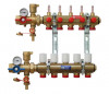 KITR553FK manifold preassembled with flow meter, 7 outlets. 