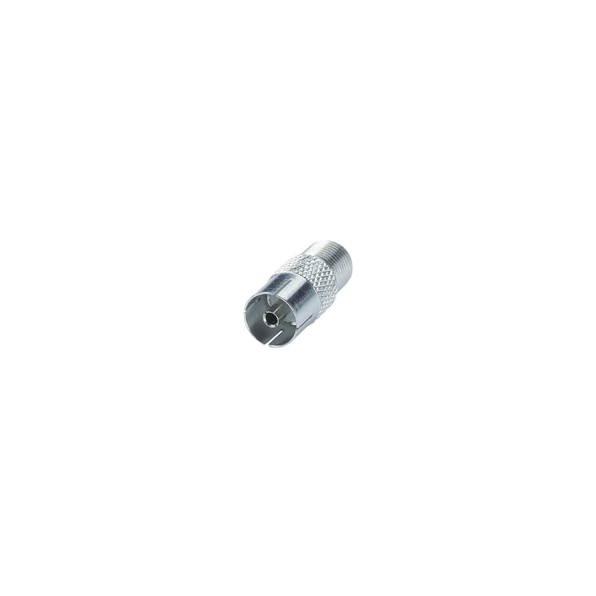 Adaptateur fiche satellite femelle TV, mâle 9.52 mm