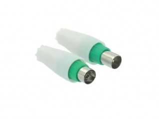 Adaptor satellite plug female TV, male 9.52 mm