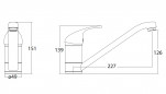 Anjoumix Pierre de Romagne sink mixer