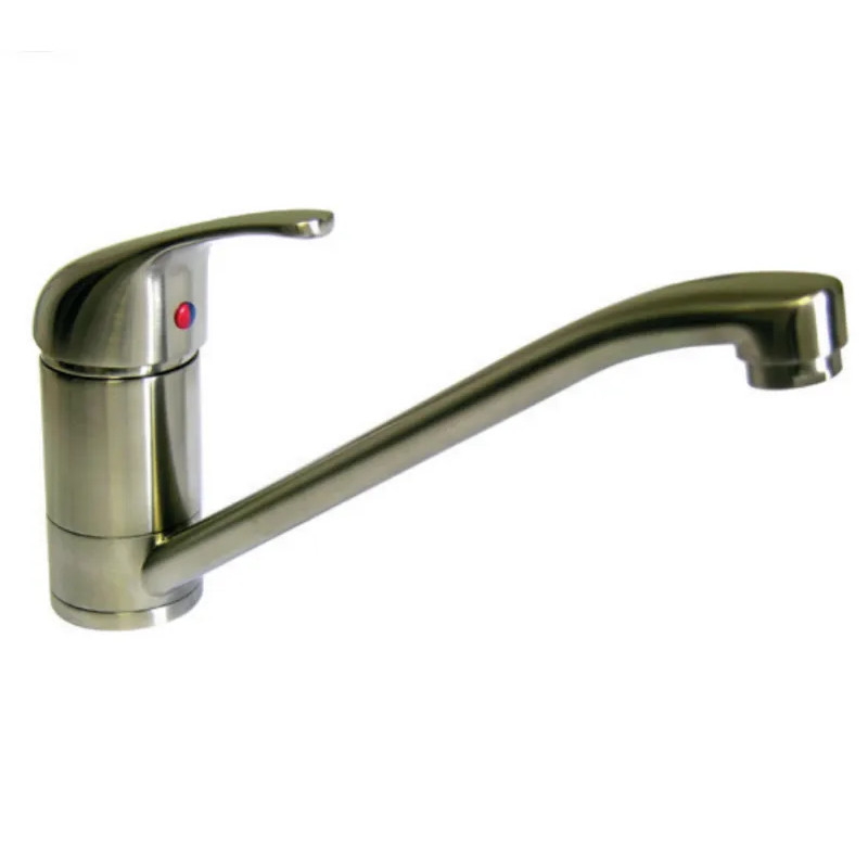 Anjoumix Brushed Nickel Sink Mixer