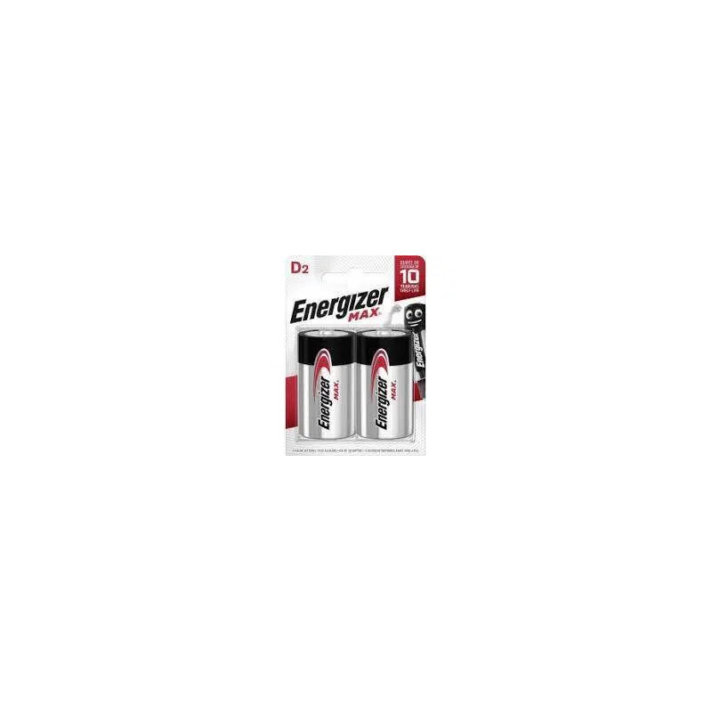 D-Batterie LR20 1.5V Alkaline Max, Packung mit 2 Batterien.