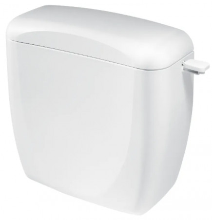 Attached single volume toilet tank, variable center distance PRIMO 58