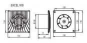 Diámetro del extractor estándar 100 98m3/H