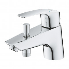 Single hole bath and shower mixer EUROSMART