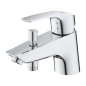 Single hole bath and shower mixer EUROSMART