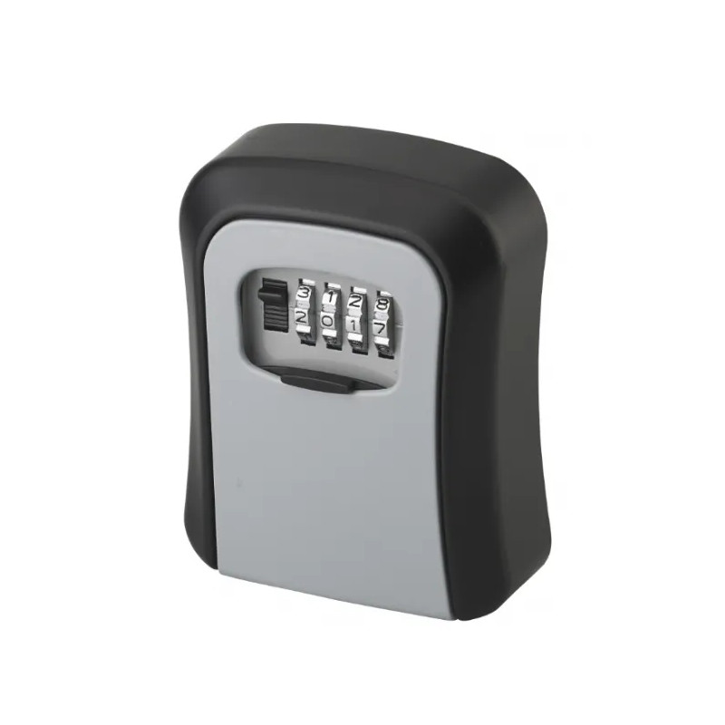 Combination key box, 4 digits, 40x94mm, steel, black