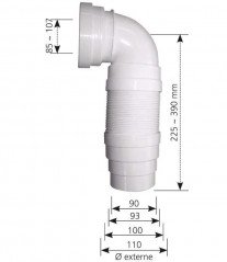 Knickpfeife PA 2050B für Gestelle