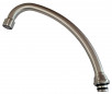 Gooseneck spout for TIFFANY sink mixer, satin nickel