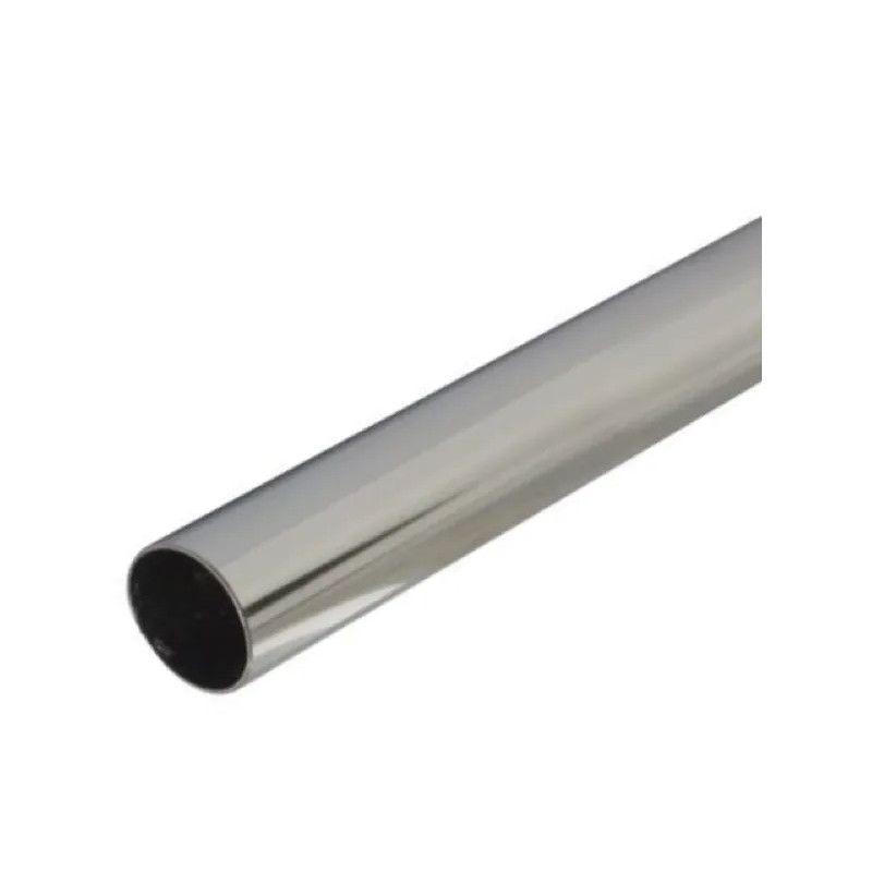 Round hanging tube, diameter 25, 2 meters, chromed steel