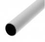 Round hanging tube, diameter 19, 1 meter, white steel