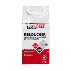 Poudre de rebouchage TOUPRET 5 Kg + 10%