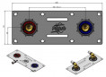 Kit a parete multistrato per rubinetti 16 x 1/2 (15 x 21)