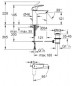 Miscelatore monocomando per lavabo EUROSMART misura M, CH3.