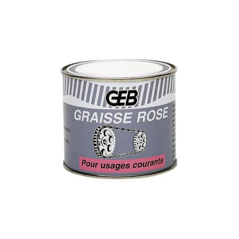 Lubricating pink grease, common use