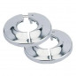 Articulated chromed rosette diameter 33, 26x34 (the pair)