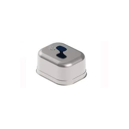 Cloche de cuisson inox rectangulaire.