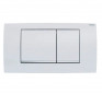  Geberit TWINLINE 30 DT placa de activación de doble volumen, blanco, cromo de alto brillo