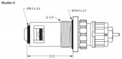 Insert thermostatique TYPE H pour Arbonia, Vasco, Manaut