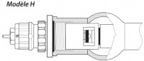 Thermostatic insert TYPE H for Arbonia, Vasco, Manaut